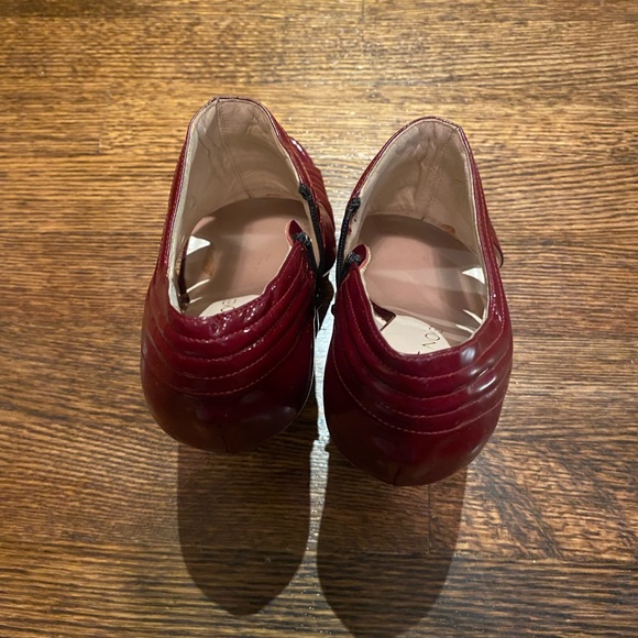 Coye Nokes Red Leather Ankle Booties Size 37 or US 7 - Picture 7 of 7